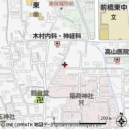 群馬県前橋市箱田町658周辺の地図