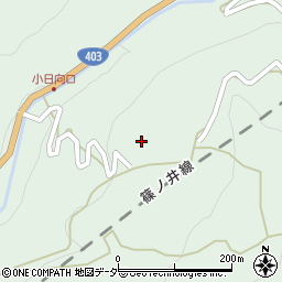 長野県安曇野市明科東川手（小日向）周辺の地図