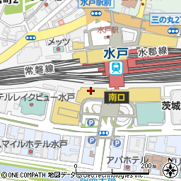 もんどころ 水戸駅サウスタワー店周辺の地図