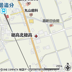 株式会社井上　穂高店周辺の地図