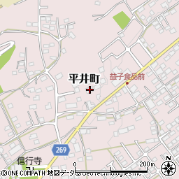 栃木県栃木市平井町488周辺の地図