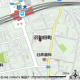 栃木県栃木市沼和田町6周辺の地図