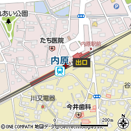 内原駅 茨城県水戸市 駅 路線図から地図を検索 マピオン