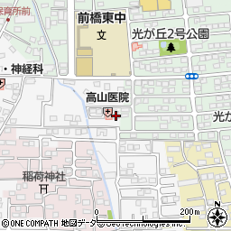 群馬県前橋市箱田町698周辺の地図