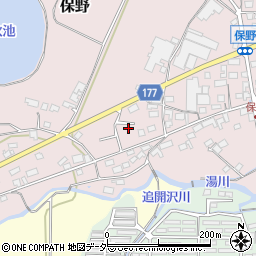 長野県上田市保野307周辺の地図