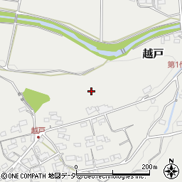 長野県上田市越戸周辺の地図