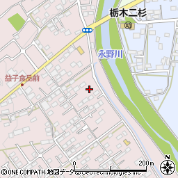 栃木県栃木市平井町136周辺の地図