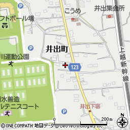 群馬県高崎市井出町1725周辺の地図