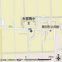 栃木県栃木市藤田町21周辺の地図