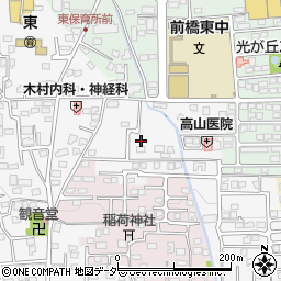 群馬県前橋市箱田町655周辺の地図