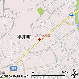 栃木県栃木市平井町496周辺の地図