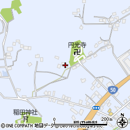 茨城県笠間市稲田949周辺の地図