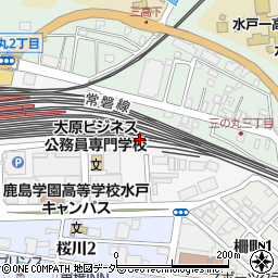 水戸駅ビルエクセル花の店サトー周辺の地図
