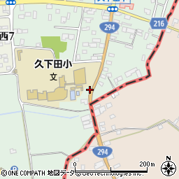 栃木県真岡市久下田492周辺の地図