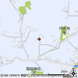 茨城県笠間市稲田1370周辺の地図