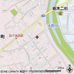 栃木県栃木市平井町152周辺の地図