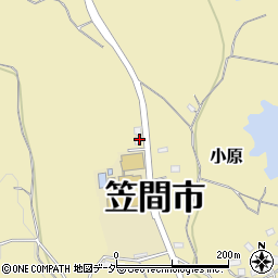 茨城県笠間市小原3756周辺の地図