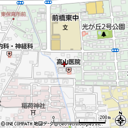 群馬県前橋市箱田町699-10周辺の地図