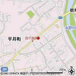 栃木県栃木市平井町114周辺の地図