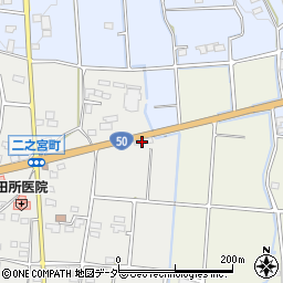 株式会社長嶋自工　５０号センター周辺の地図