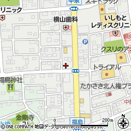 日本瓦斯株式会社　高崎営業所周辺の地図