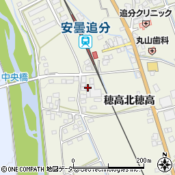 長野県安曇野市穂高北穂高2710周辺の地図