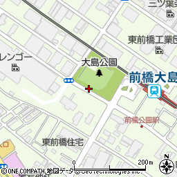 大島公園前周辺の地図