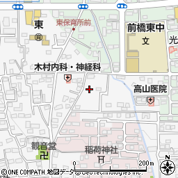 群馬県前橋市箱田町651周辺の地図