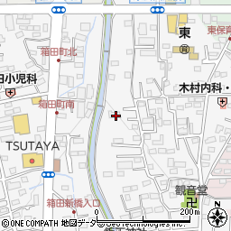 群馬県前橋市箱田町500周辺の地図