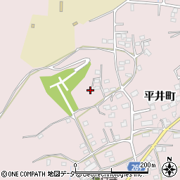 栃木県栃木市平井町827周辺の地図
