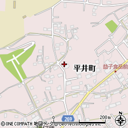 栃木県栃木市平井町505周辺の地図
