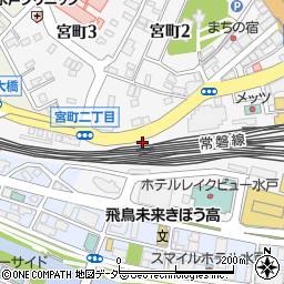 ザ・パーク水戸宮町第２駐車場周辺の地図