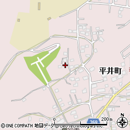 栃木県栃木市平井町822周辺の地図