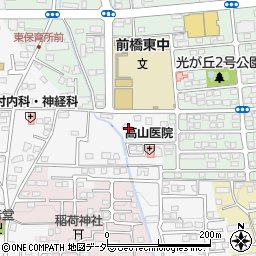 群馬県前橋市箱田町682周辺の地図