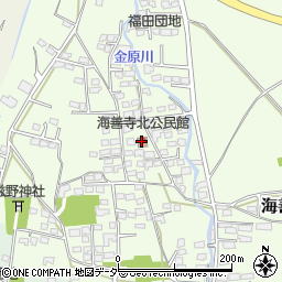 海善寺北公民館周辺の地図