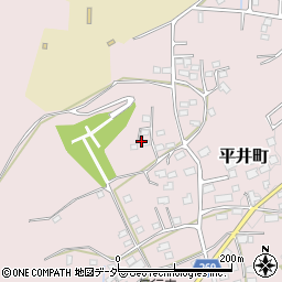 栃木県栃木市平井町828周辺の地図