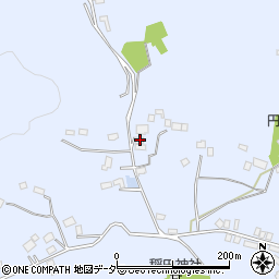 茨城県笠間市稲田1353周辺の地図