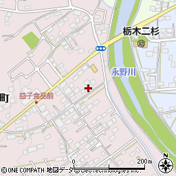 栃木県栃木市平井町116周辺の地図