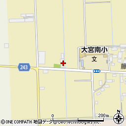 栃木県栃木市藤田町57周辺の地図