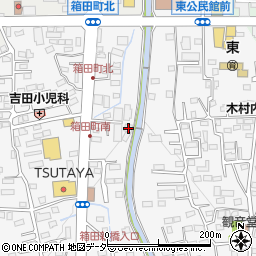 群馬県前橋市箱田町380周辺の地図