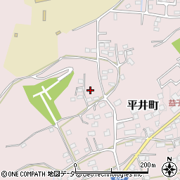 栃木県栃木市平井町832周辺の地図