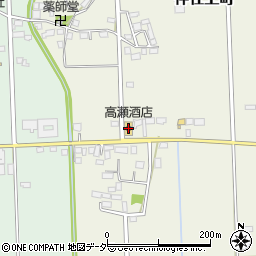 高瀬酒店周辺の地図