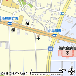 群馬県前橋市小島田町11周辺の地図