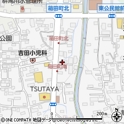 群馬県前橋市箱田町387周辺の地図