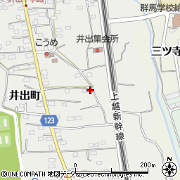 群馬県高崎市井出町254周辺の地図