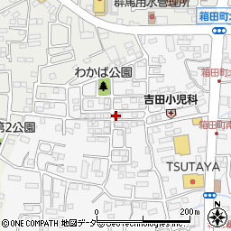 群馬県前橋市箱田町280周辺の地図