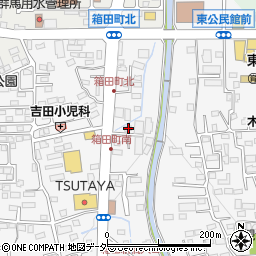 群馬県前橋市箱田町386周辺の地図