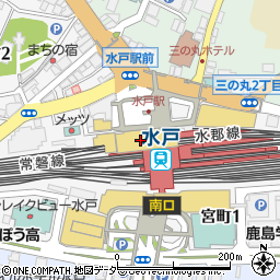 常陽銀行水戸駅ビル ＡＴＭ周辺の地図