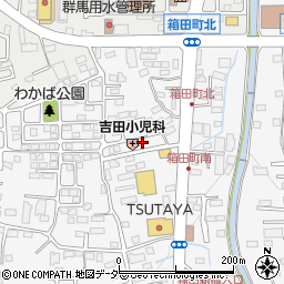 群馬県前橋市箱田町393-9周辺の地図