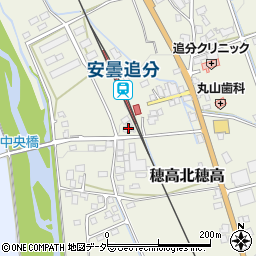 長野県安曇野市穂高北穂高3057周辺の地図